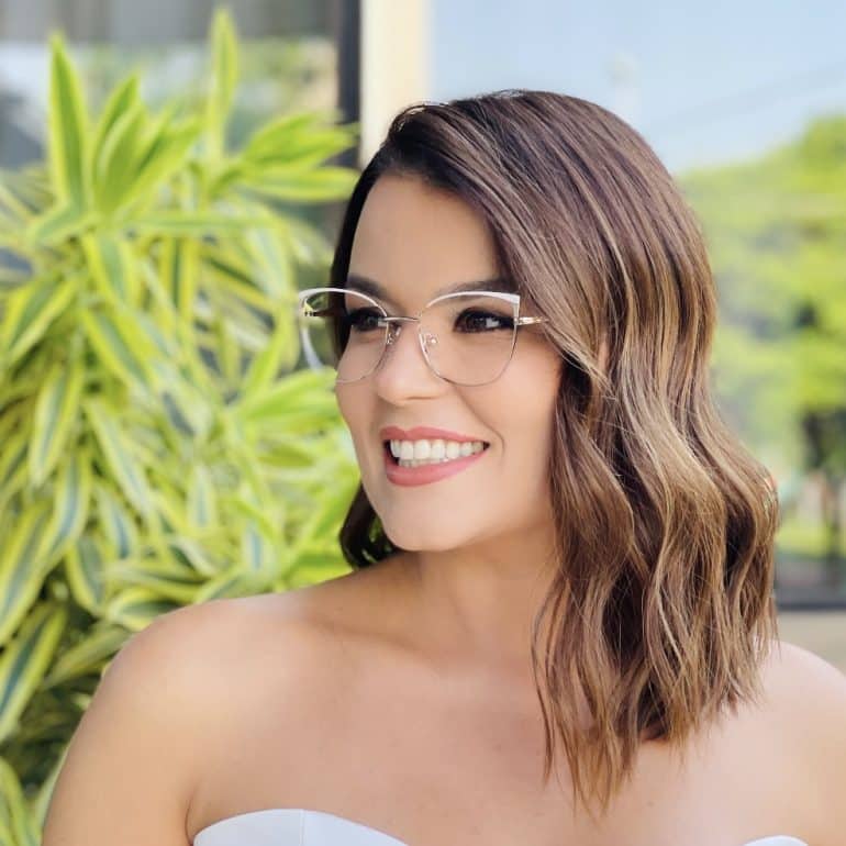 safine com br oculos de grau feminino gatinho bege ludy 1