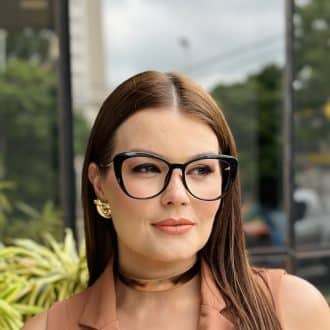 safine com br oculos de grau feminino gatinho preto laisa 2 0 3