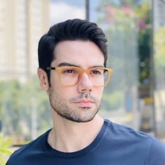 safine com br oculos de grau masculino quadrado caramelo alef 1