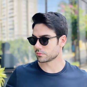 safine com br oculos de sol masculino redondo preto thiago 3