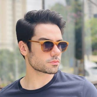 safine com br oculos 2 em 1 clip on masculino quadrado caramelo thales 7