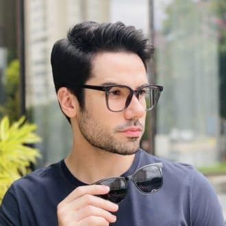 safine com br oculos 2 em 1 clip on masculino quadrado cinza estevao 1