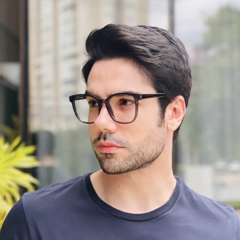 safine com br oculos 2 em 1 clip on masculino quadrado cinza estevao 5