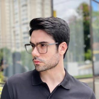 safine com br oculos 2 em 1 clip on masculino quadrado grafite gael 5