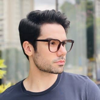 safine com br oculos 2 em 1 clip on masculino quadrado marrom estevao 3