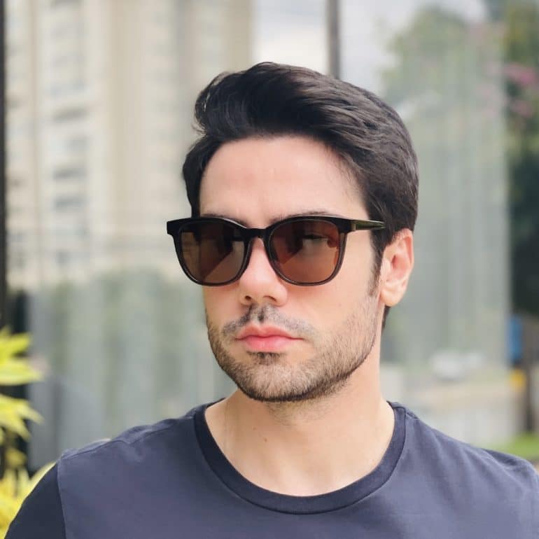 safine com br oculos 2 em 1 clip on masculino quadrado marrom estevao 8