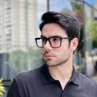 safine com br oculos 2 em 1 clip on masculino quadrado preto fosco gael 5