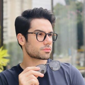 safine com br oculos 2 em 1 clip on masculino quadrado preto fosco thales 1