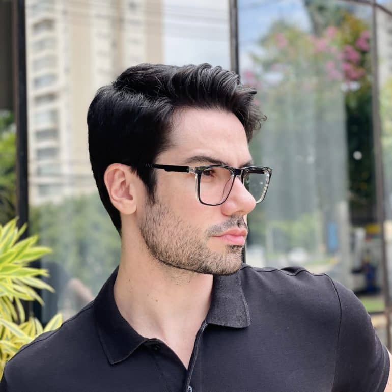 safine com br oculos 2 em 1 clip on masculino quadrado preto gael 4