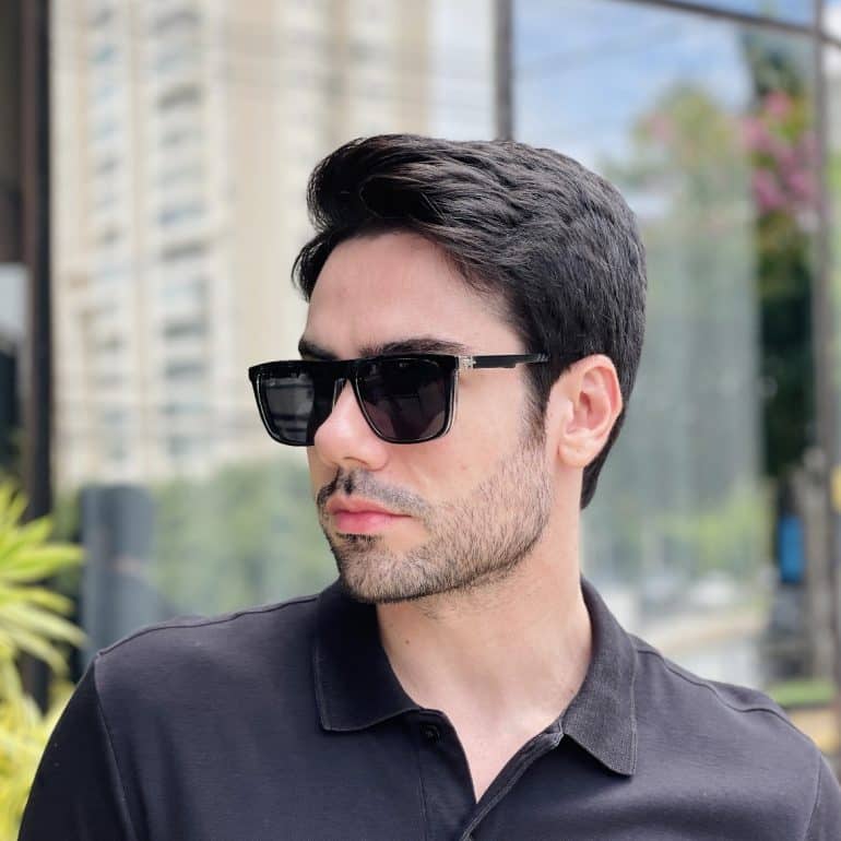 safine com br oculos 2 em 1 clip on masculino quadrado preto gael 8