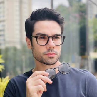 safine com br oculos 2 em 1 clip on masculino quadrado preto thales 1