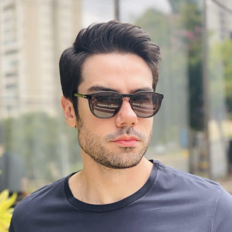 safine com br oculos 2 em 1 clip on masculino quadrado preto thales 6