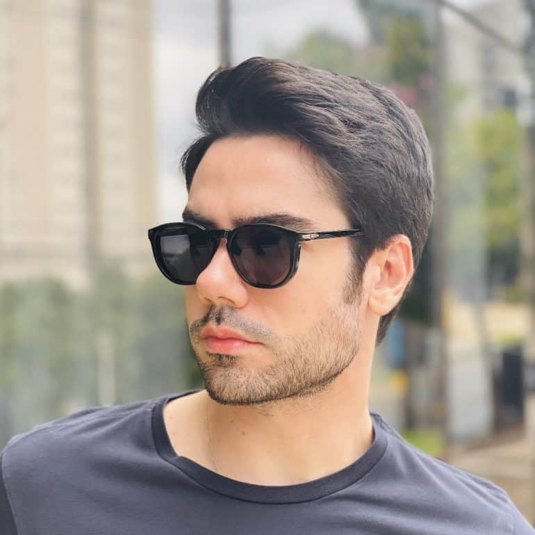 safine com br oculos 2 em 1 clip on masculino quadrado preto thales 8