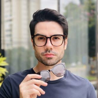 safine com br oculos 2 em 1 clip on masculino quadrado tartaruga estevao