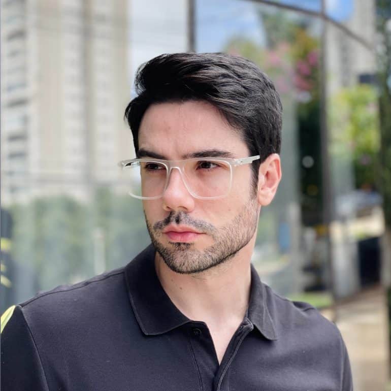 safine com br oculos 2 em 1 clip on masculino quadrado transparente gael 5