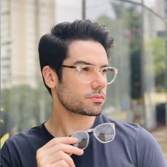 safine com br oculos 2 em 1 clip on masculino quadrado transparente thales 1