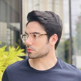 safine com br oculos 2 em 1 clip on masculino quadrado transparente thales 5