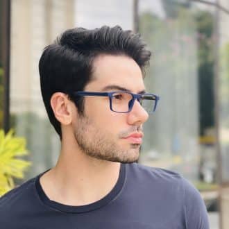 safine com br oculos 2 em 1 clip on masculino retangular azul roni 4