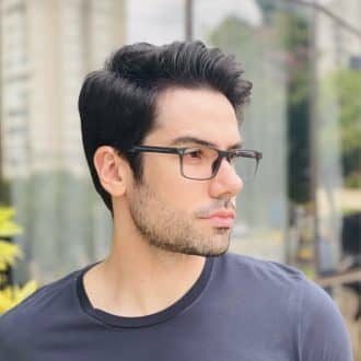 safine com br oculos 2 em 1 clip on masculino retangular grafite roni 4