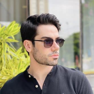 safine com br oculos de sol masculino quadrado preto e prata guilherme 1