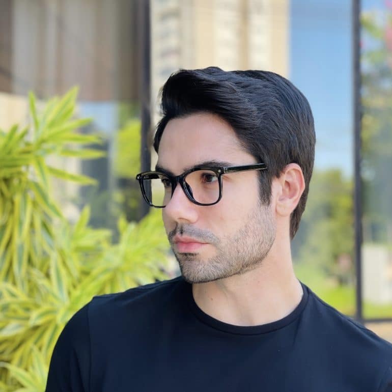 safine com br oculos 2 em 1 clip on masculino quadrado preto theo 3