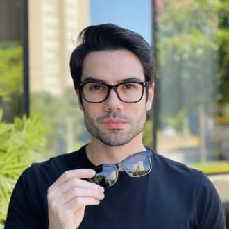 safine com br oculos 2 em 1 clip on masculino quadrado tartaruga theo