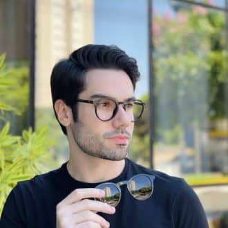 safine com br oculos 2 em 1 clip on masculino redondo preto gabriel 1