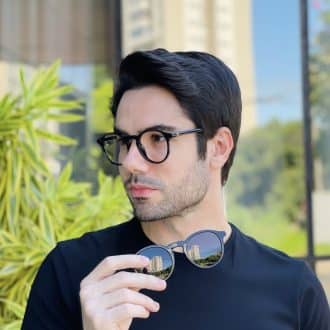 safine com br oculos 2 em 1 clip on masculino redondo preto gabriel 2