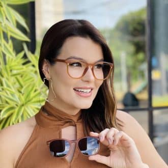 safine com br oculos 2 em 1 clip on hexagonal marrom fosco dulce 2