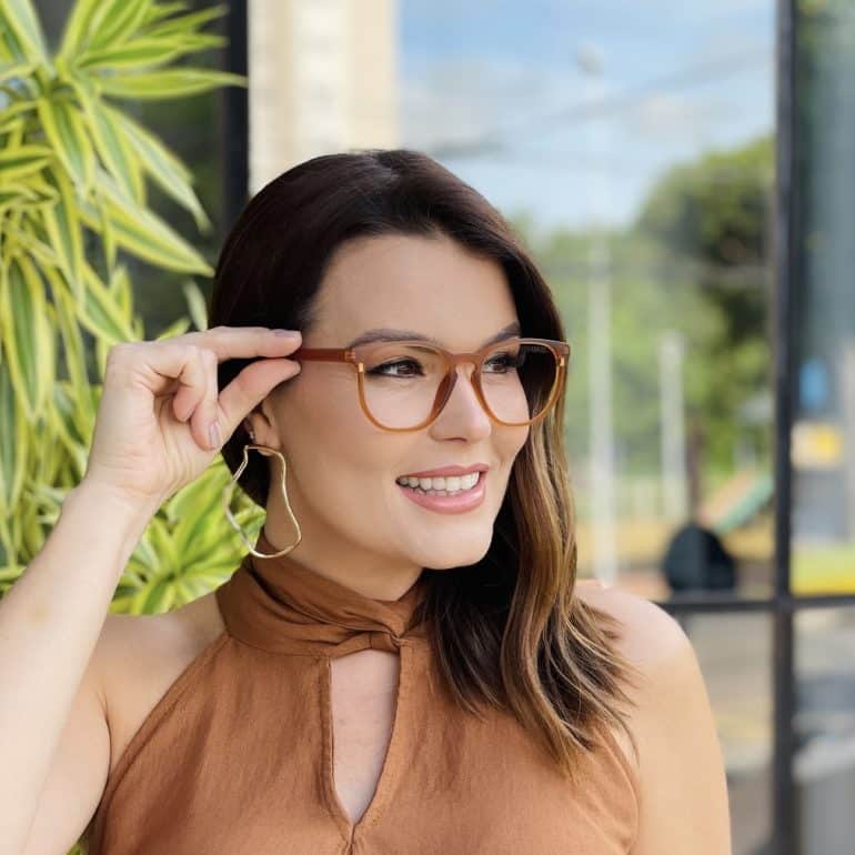 safine com br oculos 2 em 1 clip on hexagonal marrom fosco dulce 5