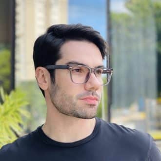 safine com br oculos de grau masculino quadrado cinza jorge 1