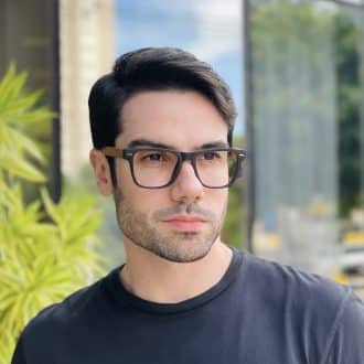 safine com br oculos de grau masculino quadrado preto jorge 1