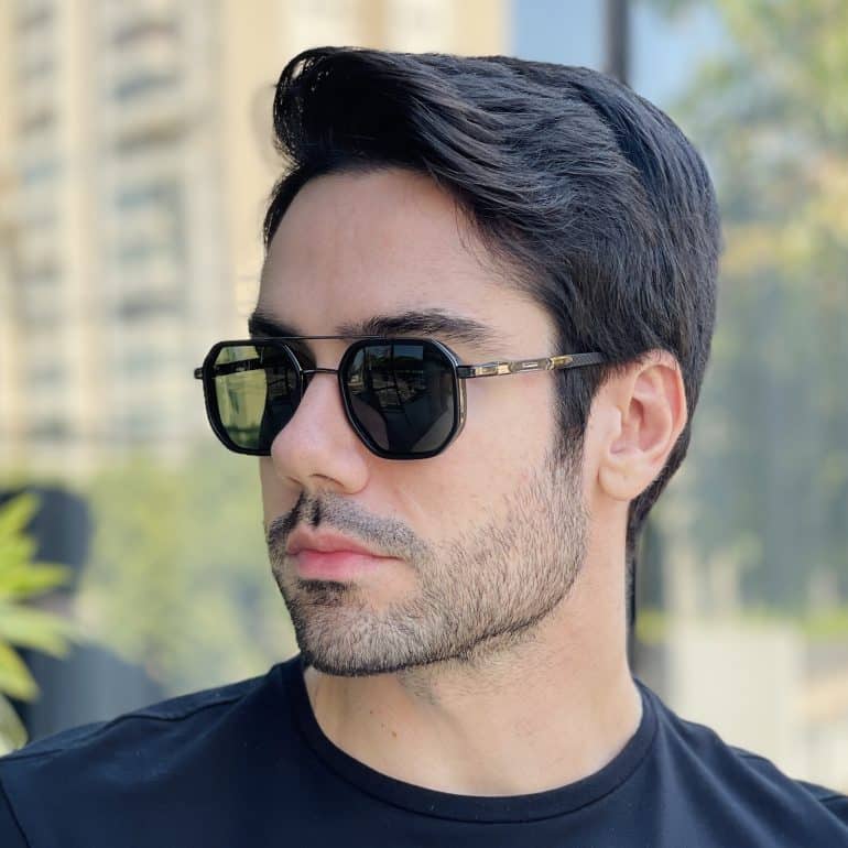 safine com br oculos de sol masculino aviador grafite vitor 4