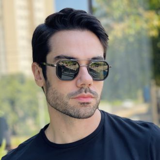 safine com br oculos de sol masculino aviador grafite vitor 8