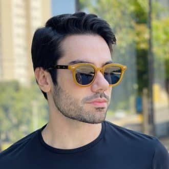 safine com br oculos de sol masculino redondo caramelo igor 1