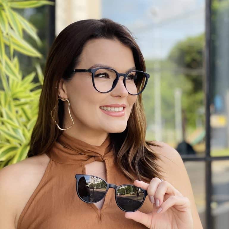 safine com br oculos feminino clip on 3 em 1 redondo azul livia 3